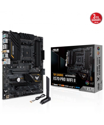 ASUS TUF GAMING X570-PRO WIFI II 5100MHz(O.C) DDR4 HDMI DP M.2 AM4