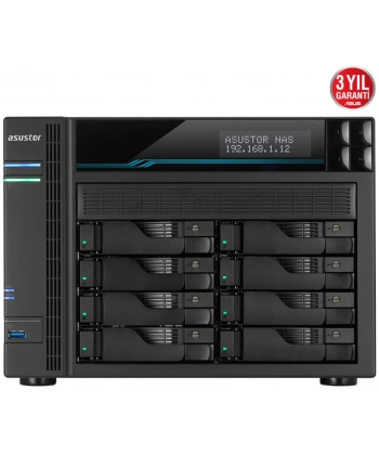ASUSTOR AS6508T 8 SLOT 8GB DDR4 3.5 NAS DEPOLAMA ÜNİTESİ