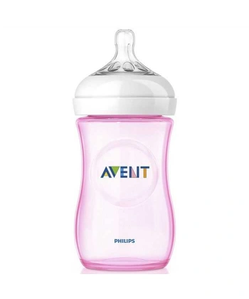 Avent Natural PP Biberon 260 ml - Pembe 8710103875970