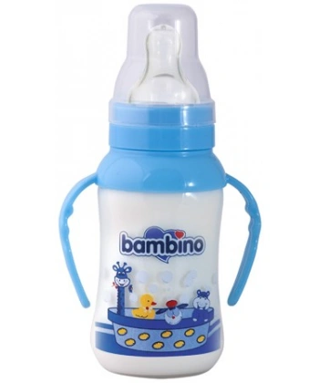 Bambino Geniş Ağızlı Kulplu No:1 Biberon 250 Ml.