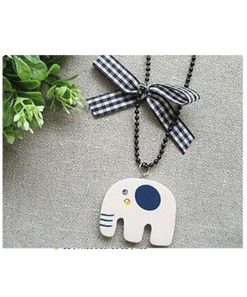 Bayan Liya Retro Sevimli Fil Kolye