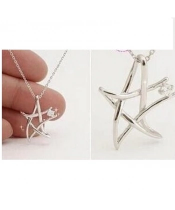 Bayan Liya Zirkon Taşlı Yıldız Kolye