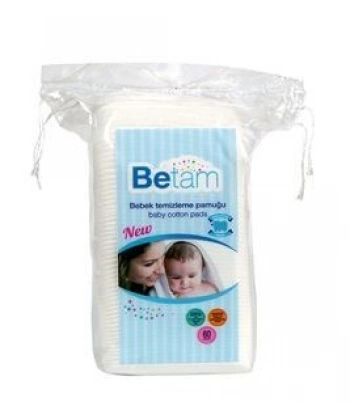Betam Bebek Temizleme Pamuğu 60 Adet