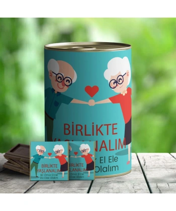 Birlikte Yaşlanalım İlginç Çikolata Konservesi