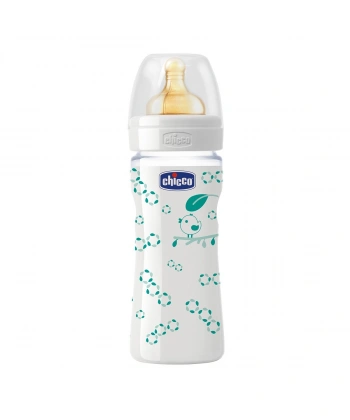 Chicco Desenli Cam Kauçuk Biberon - 240 ML