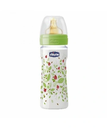 Chicco PP Biberon Kauçuk Emzikli 250 ml