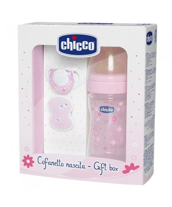 Chicco Yenidoğan Hediye Seti Kaucuk - Pembe