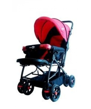Comfymax Çift Yönlü Bebek Arabası - Kırmızı