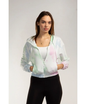 Crop Eşofman Üstü- RENKLİ