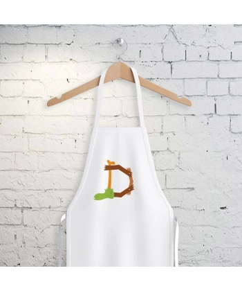 D Harfi Tasarımlı Mutfak Önlüğü