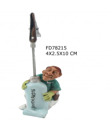 Diş Hekimi Figürlü Biblo Piknot Tutgaç