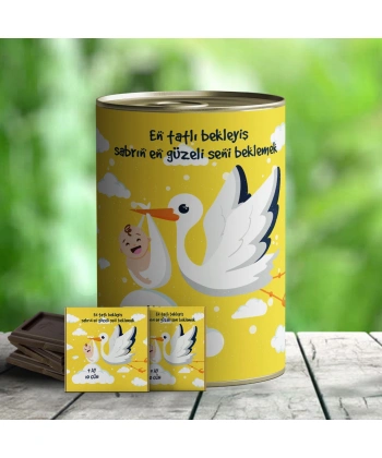 En Tatlı Bekleyiş Sürpriz Çikolata Hediye Konservesi