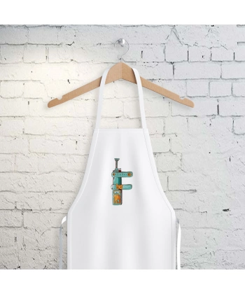 F Harfi Tasarımlı Mutfak Önlüğü
