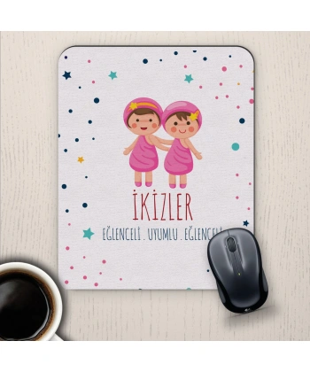 İkizler Burçlarına Özel Sevimli Mouse Pad