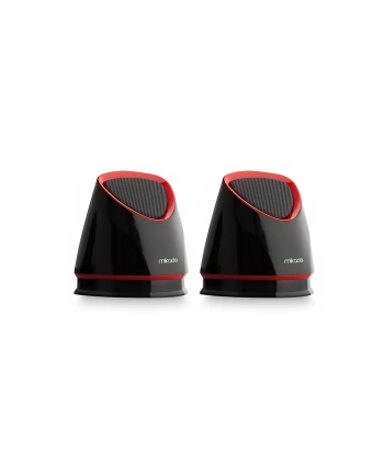 MİKADO MD-158 2.0 SİYAH/KIRMIZI USB SPEAKER