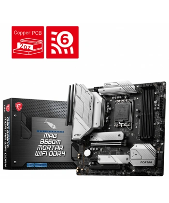 MSI MAG B660M MORTAR WIFI DDR4 4800(OC) Mhz  mATX