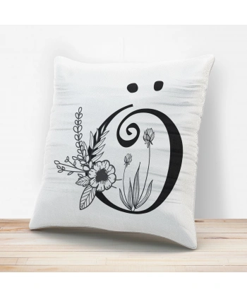 Ö Harfi Tasarımlı Yastık Kılıfı