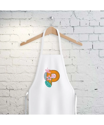 P Harfi Tasarımlı Mutfak Önlüğü