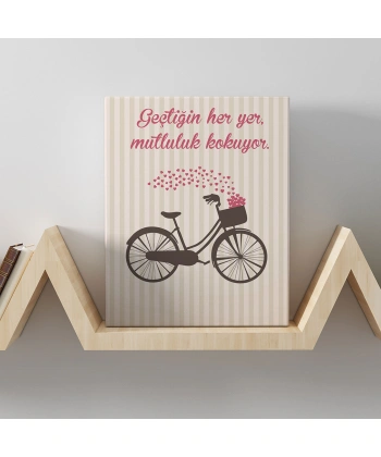 Romantik Tasarımlı Mini Kanvas Tablo - No25