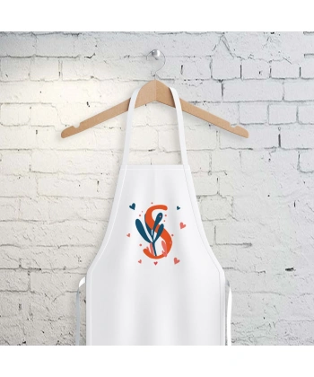 S Harfi Tasarımlı Mutfak Önlüğü