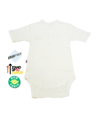 Sema Baby Yarım Kol Kaşkorse Badi (Body) - Ekru 0-6 Ay