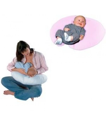 Sema Bebe Emzirme ve Bebek Destek Minderi - Pembe