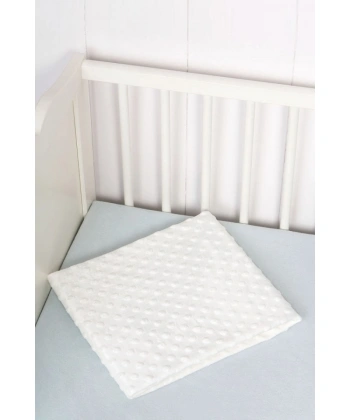 Sema Bebe Fluffy Battaniye (Kabartma Desenli) - Ekru