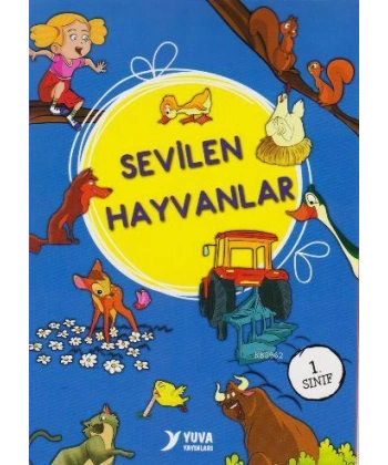 Sevilen Hayvanlar; Düz Yazılı 10 Kitap 1.Sınıf