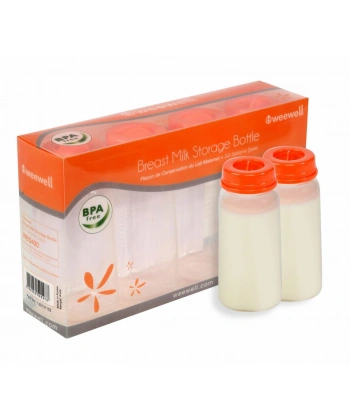 Weewell Süt Saklama Şişesi 4lü - WBS400