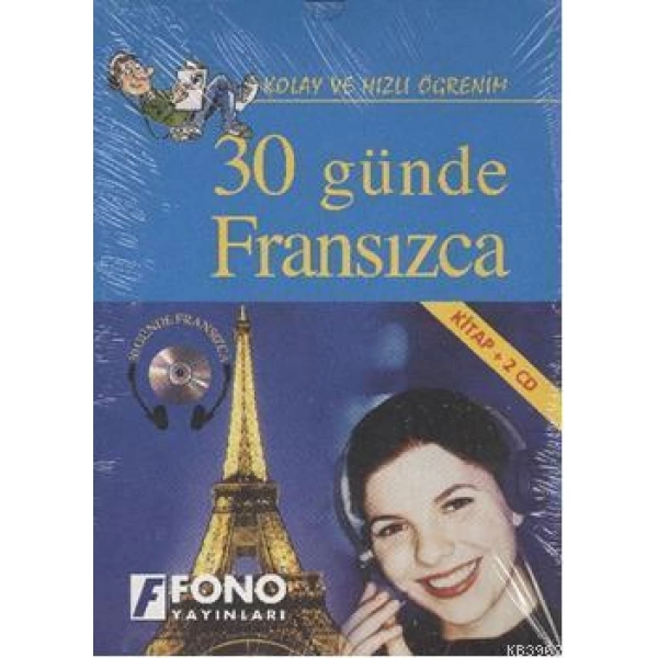 30 Günde Fransızca; Kitap+3 Cd