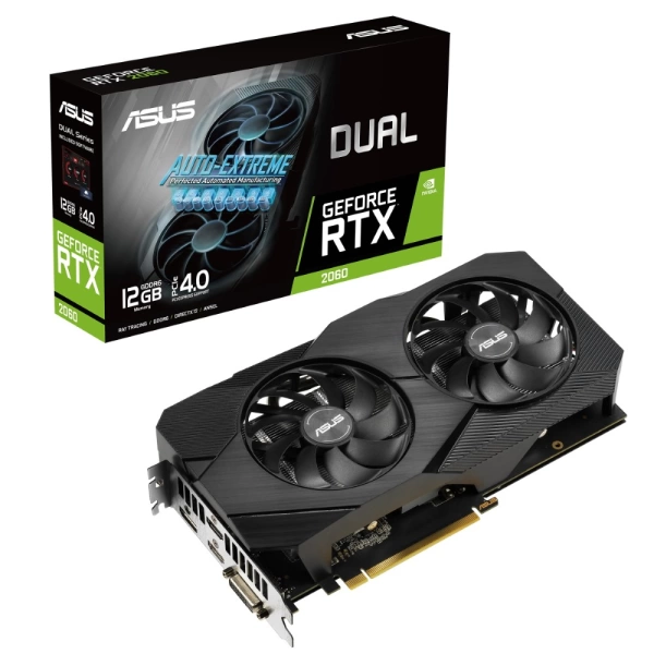 ASUS DUAL-RTX2060-12G-EVO 12GB GDDR6 HDMI DP 192BİT