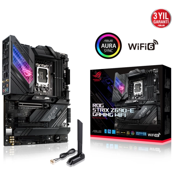 ASUS ROG STRIX Z690-E GAMING WIFI 6400Mhz(OC) HDMI M.2 ATX 1700p