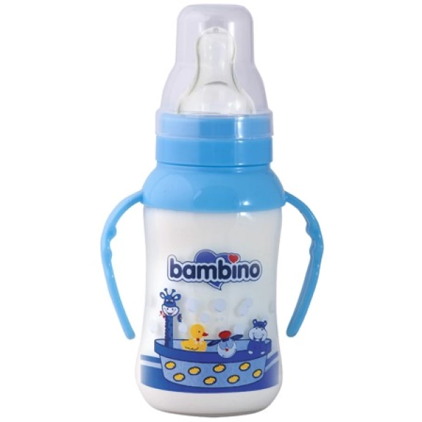 Bambino Geniş Ağızlı Kulplu No:1 Biberon 250 Ml.