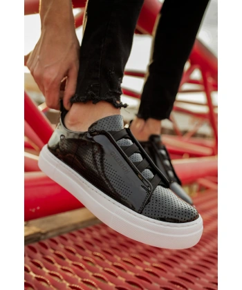 CH011 Rugan BT  Erkek Ayakkabı SIYAH