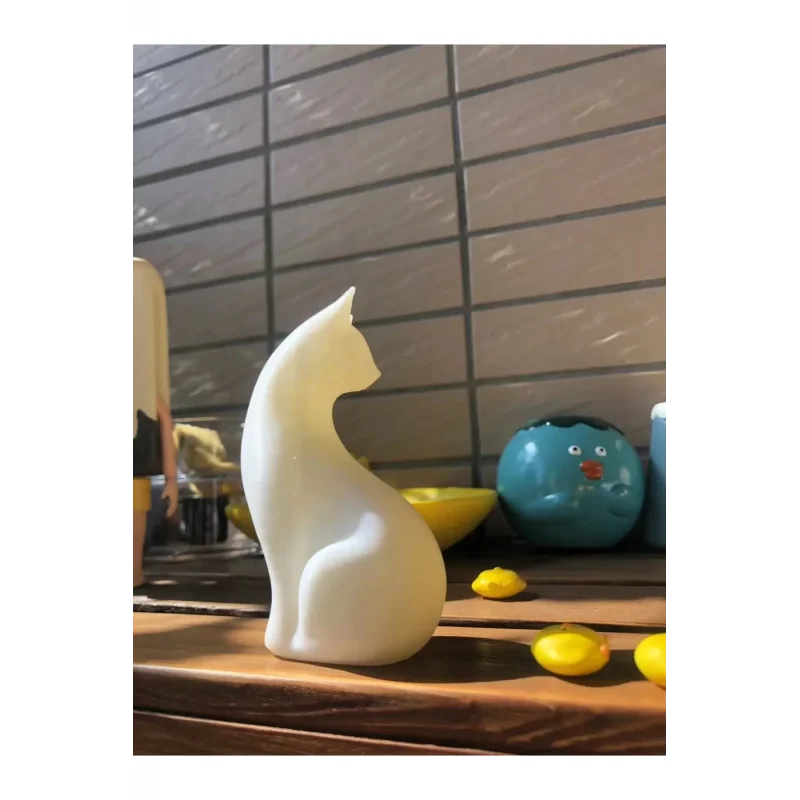 Minik Modern Kedi Biblosu 10x5 Cm Boyutunda