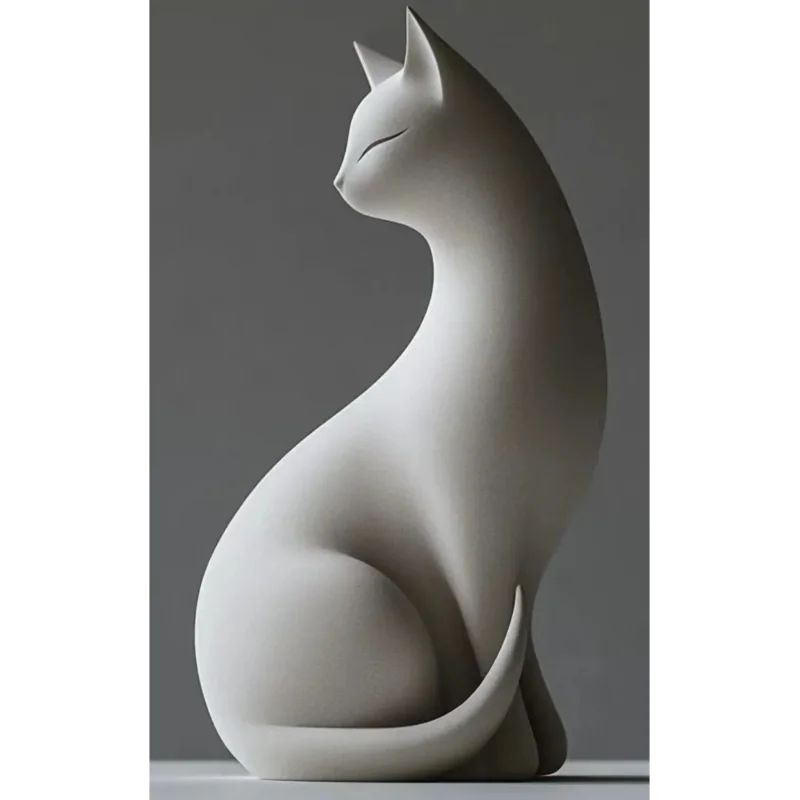 Minik Modern Kedi Biblosu 10x5 Cm Boyutunda