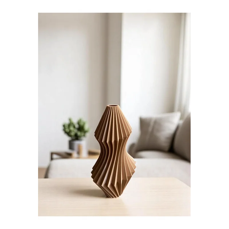 Hülya Modern Vazo ( Dekoratif Plastik Vazo ) 15 Cm