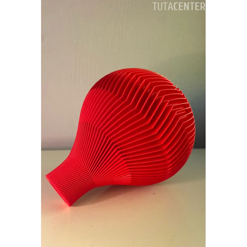 ZEBRA KÜRE VAZO 15 CM KIRMIZI