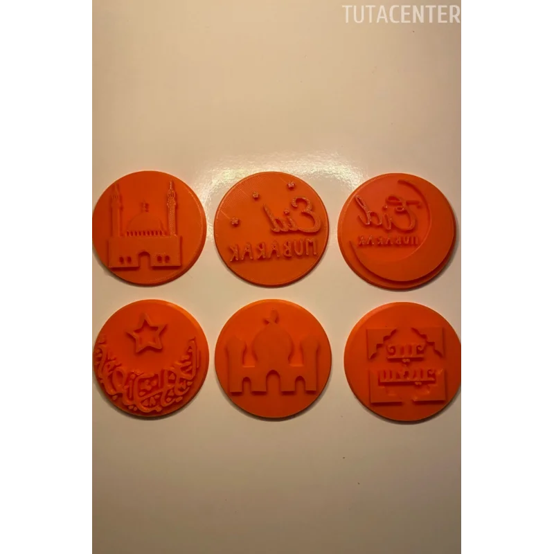 RAMAZAN BAYRAMI KURABİYE BASKI KALIBI 6LI SET