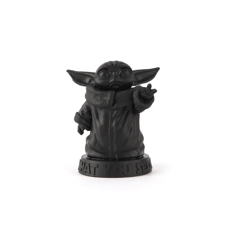 Baby Yoda (GROGU) Büst / Figür - The Mandalorian - Mat Siyah (9 CM)