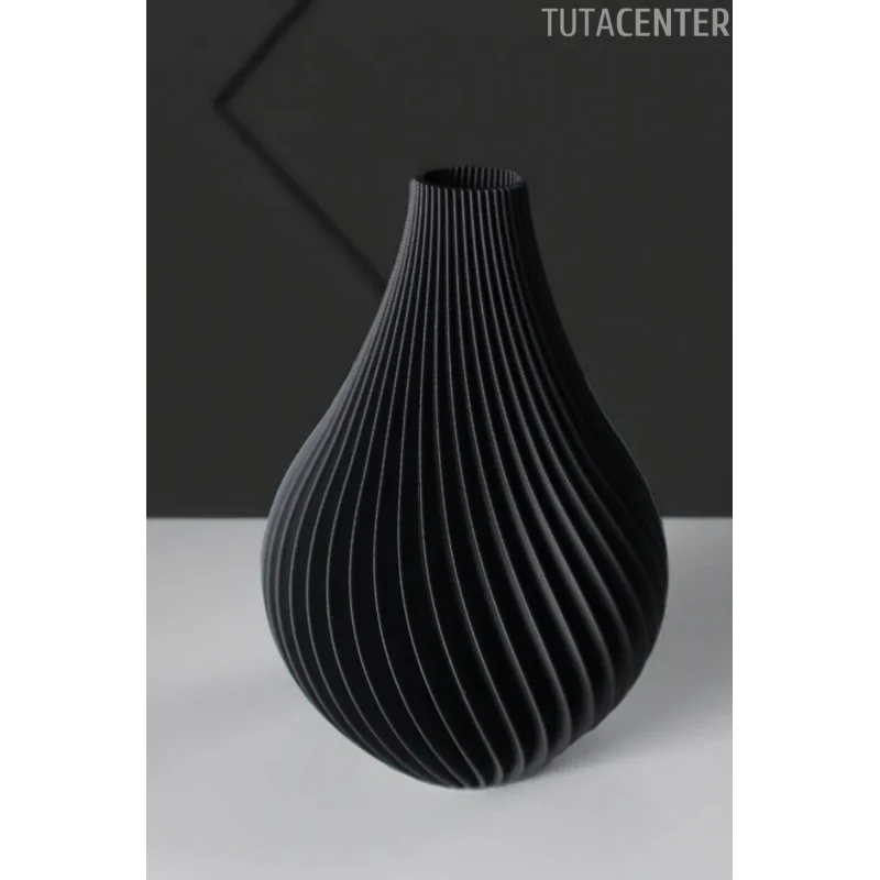 SİYAH DURU VAZO 15CM