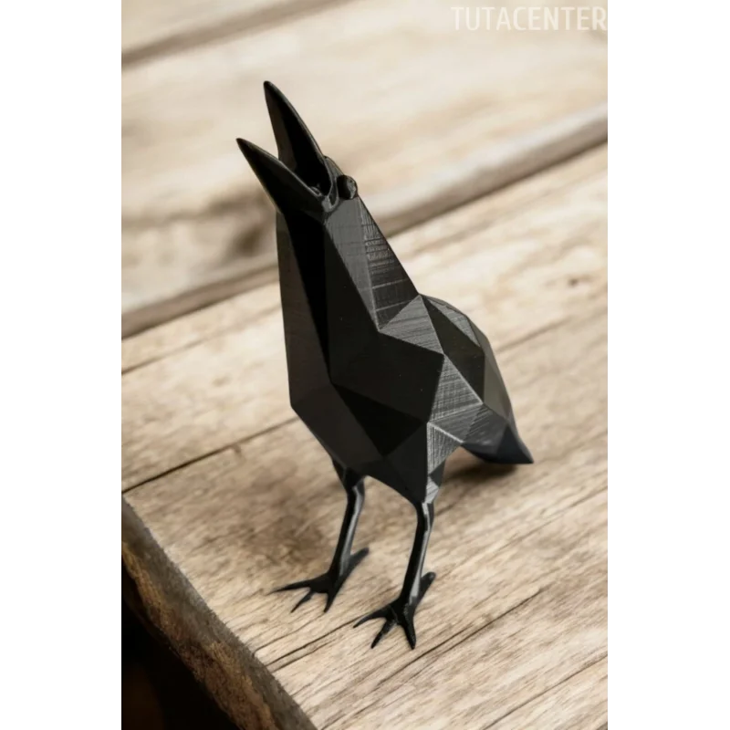 Karga Kuzgun Dekoratif Kuş Figür