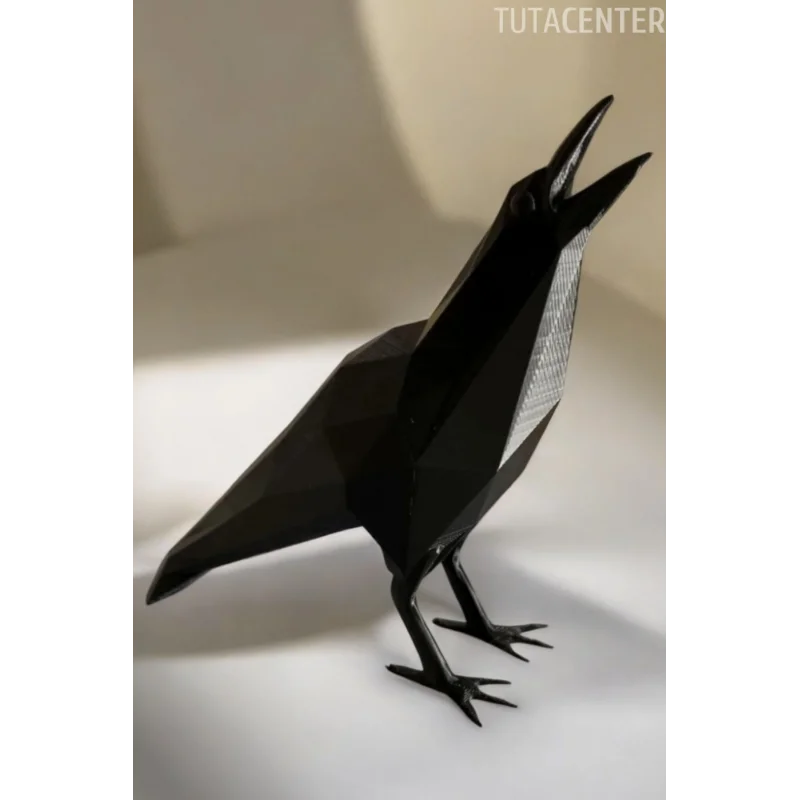 Karga Kuzgun Dekoratif Kuş Figür