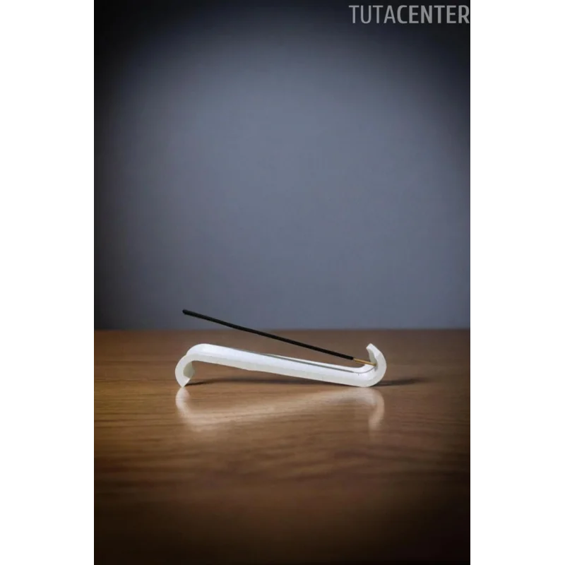 Sade Tasarım Beyaz Tütsülük Modern Tütsü Tutacağı