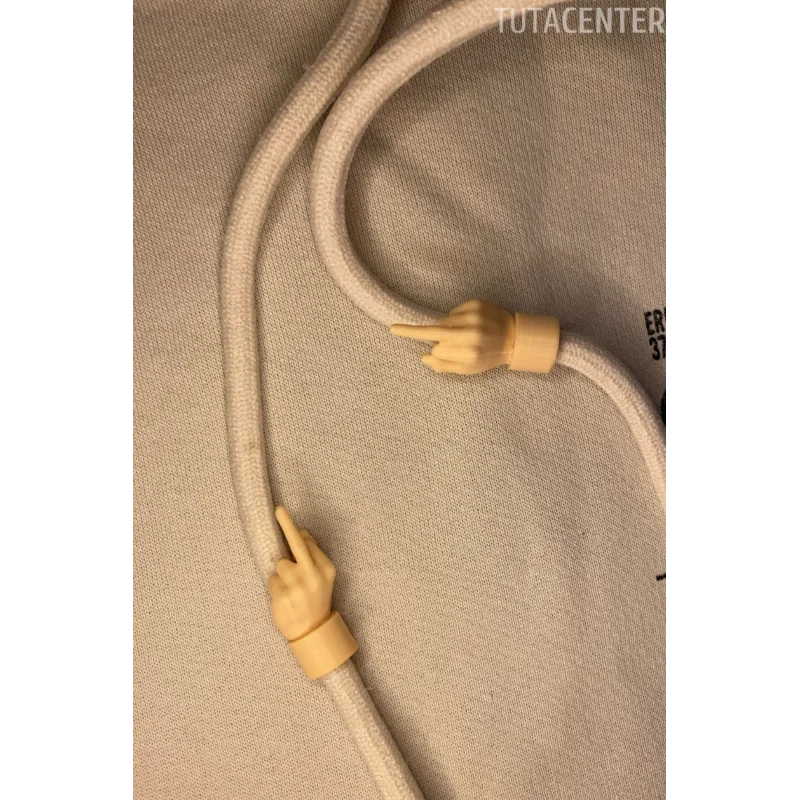 Orta Parmak El Hareketi Bağcık İp Süsü  10 ADET