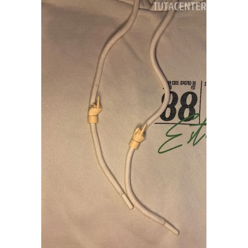 Orta Parmak El Hareketi Bağcık İp Süsü  10 ADET