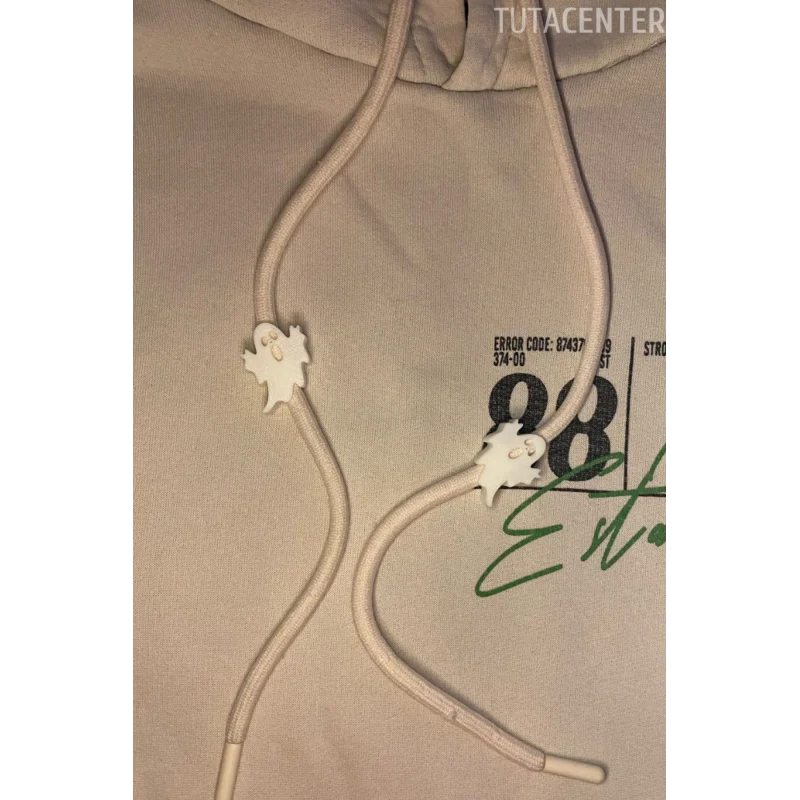 Hayalet Ghost Şekilli Bağcık İp Süsü  10 ADET