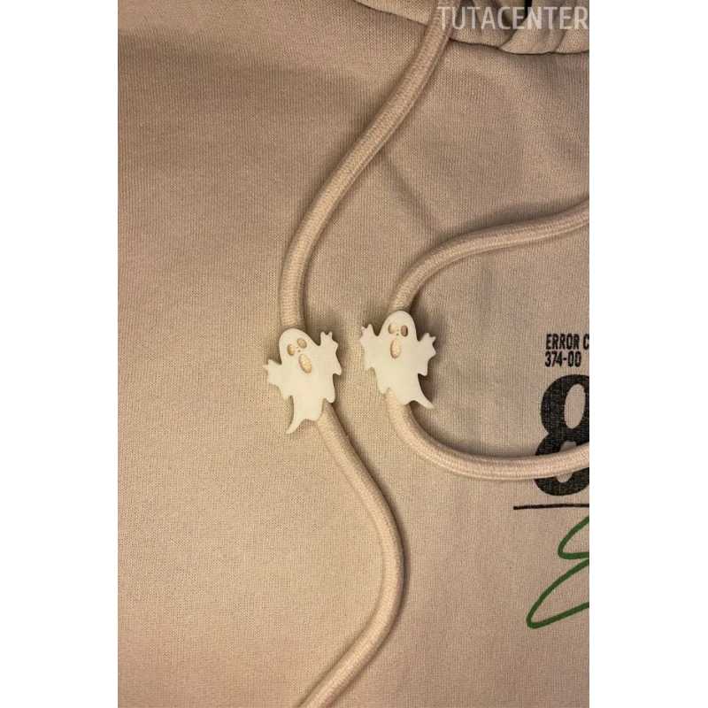 Hayalet Ghost Şekilli Bağcık İp Süsü  10 ADET