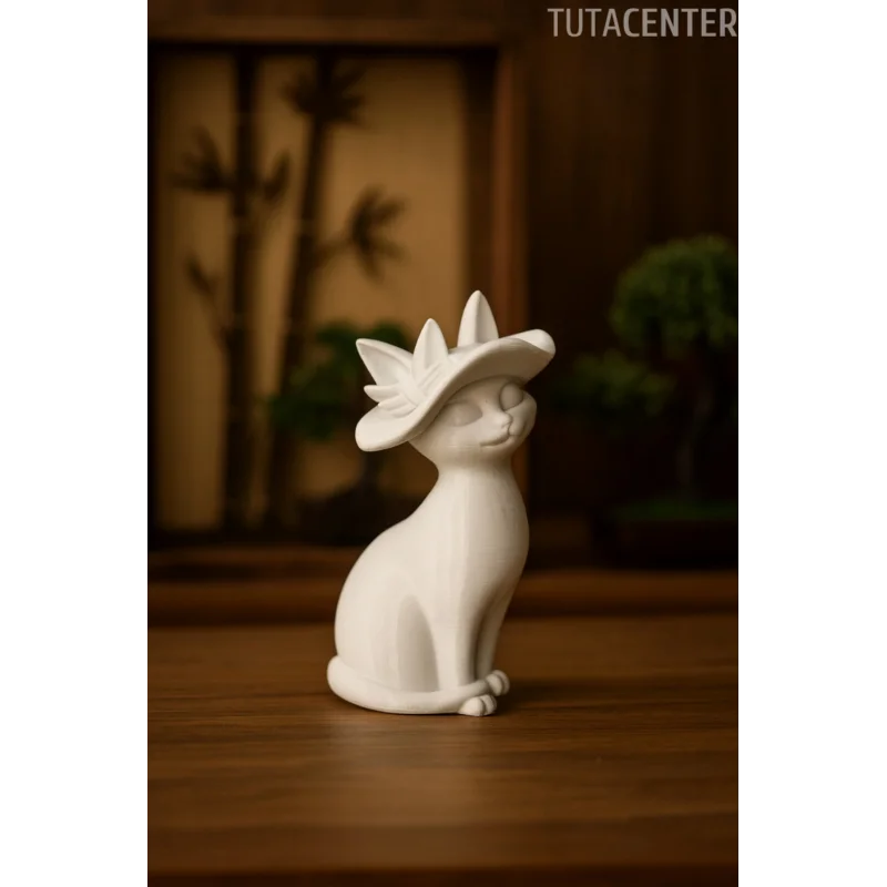 ZARİF LEYDİ KEDİ BİBLO MODERN BİBLO 15CM PLASTİK