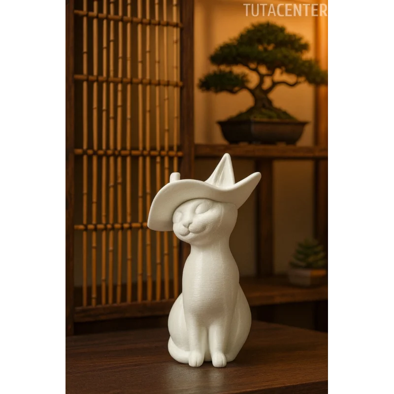 ZARİF LEYDİ KEDİ BİBLO MODERN BİBLO 15CM PLASTİK